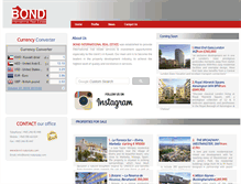 Tablet Screenshot of bond-realestate.com